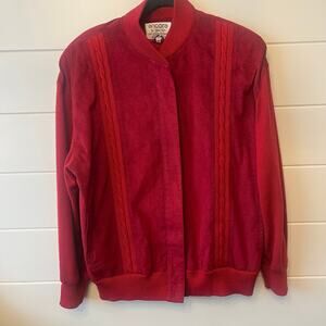 Vintage Red Ancora by Ciao Ltd. light jacket
